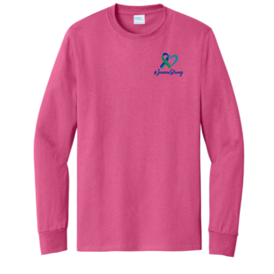 PC61LS Port & Co® Long Sleeve Essential Tee - Sangria