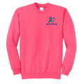 PC78 Port & Co® Core Fleece Crewneck Sweatshirt - Neon Pink
