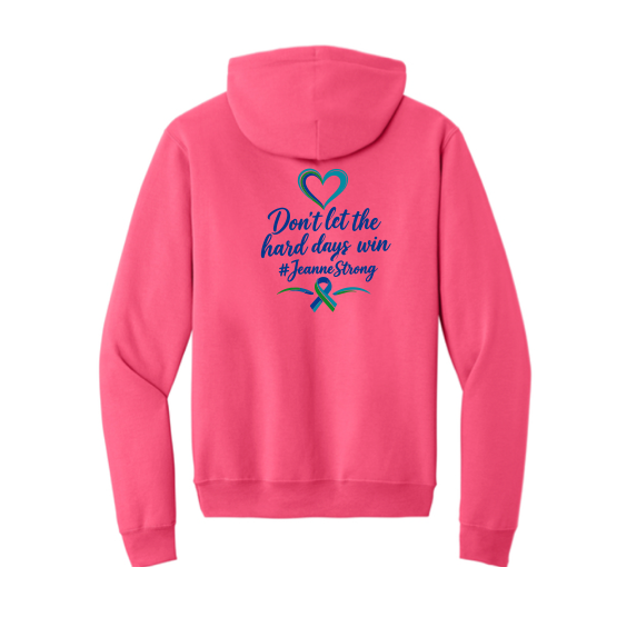 PC78H Port & Co® Core Fleece Pullover Hooded Sweatshirt - Neon Pink